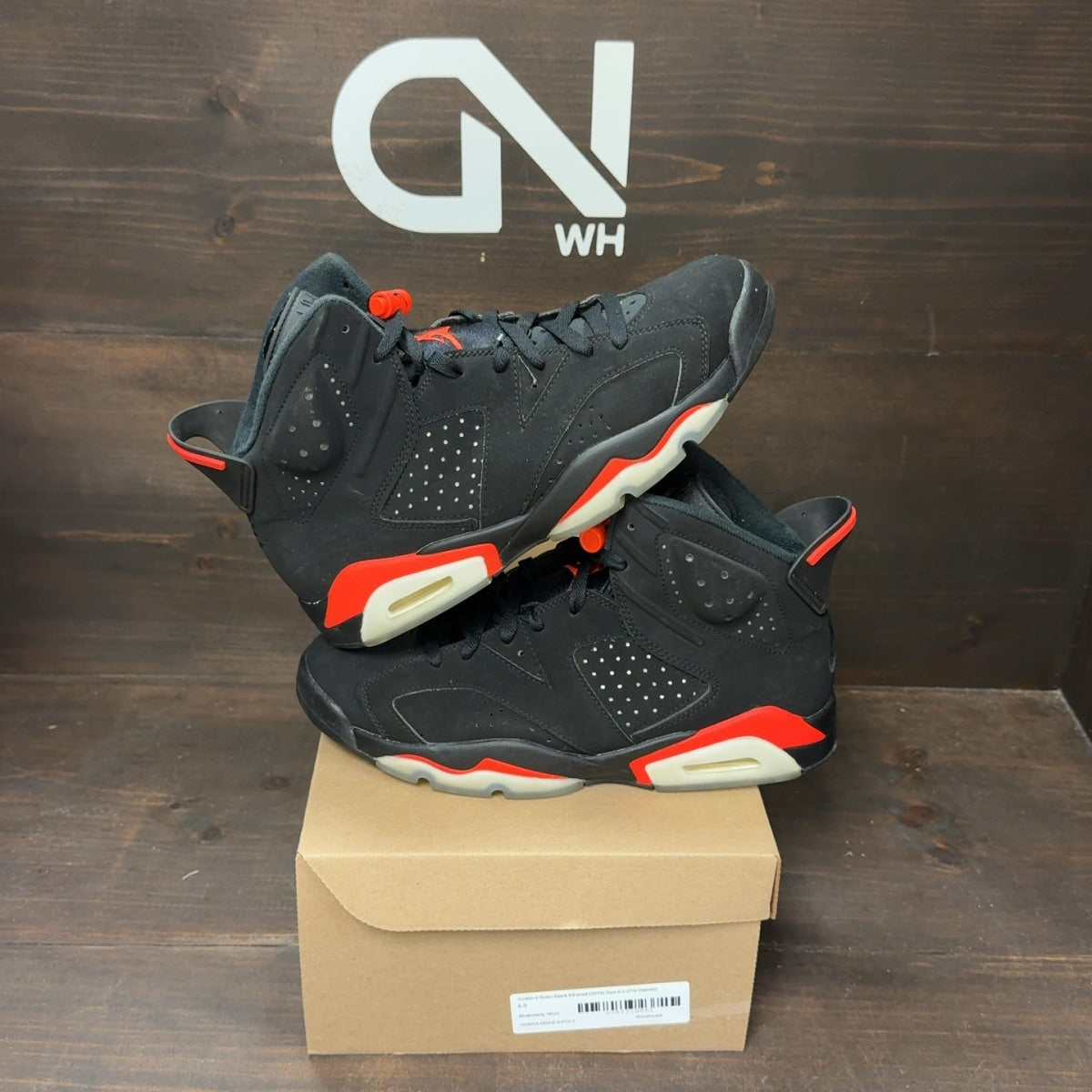 Jordan 6 Retro Black Infrared (2019) Size 8.5 (Pre-Owned) - Image 1