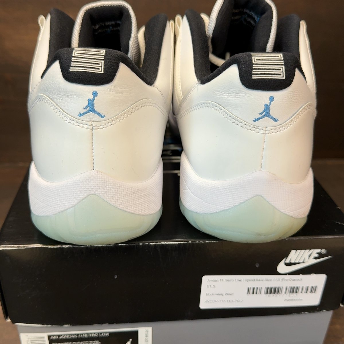 Jordan 11 Retro Low Legend Blue Size 11.5 (Pre-Owned) - aux