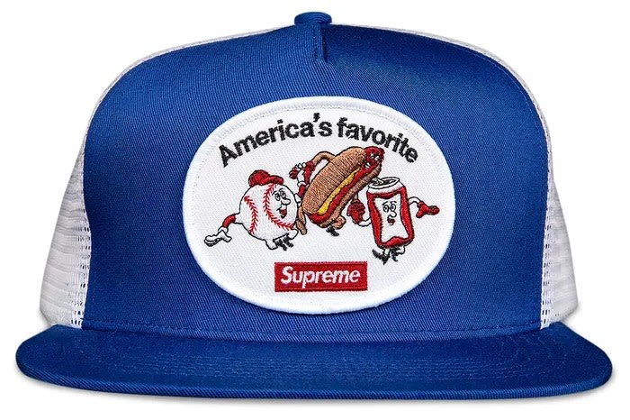 Supreme America's Favorite Mesh Back 5-Panel Royal