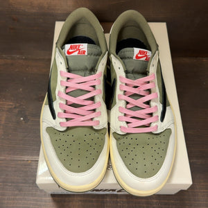 Jordan 1 Retro Low OG SP Travis Scott Medium Olive Size 11.5 (Pre-Owned) - tag