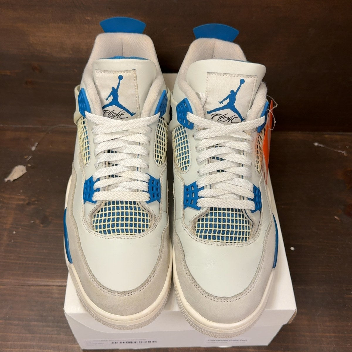 Jordan 4 Retro Military Blue (2024) Size 10.5 (Pre-Owned) - Image 3