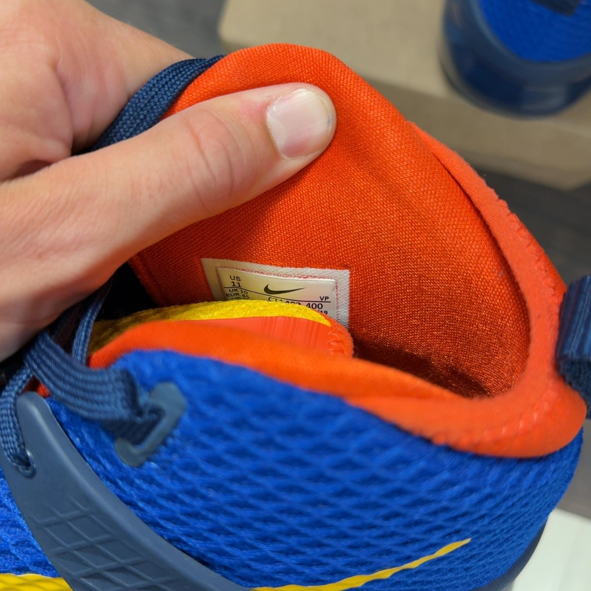 Nike Air Force Max 2 'Midnight Navy Amarillo' Size 11 (Pre-Owned) - Image 7