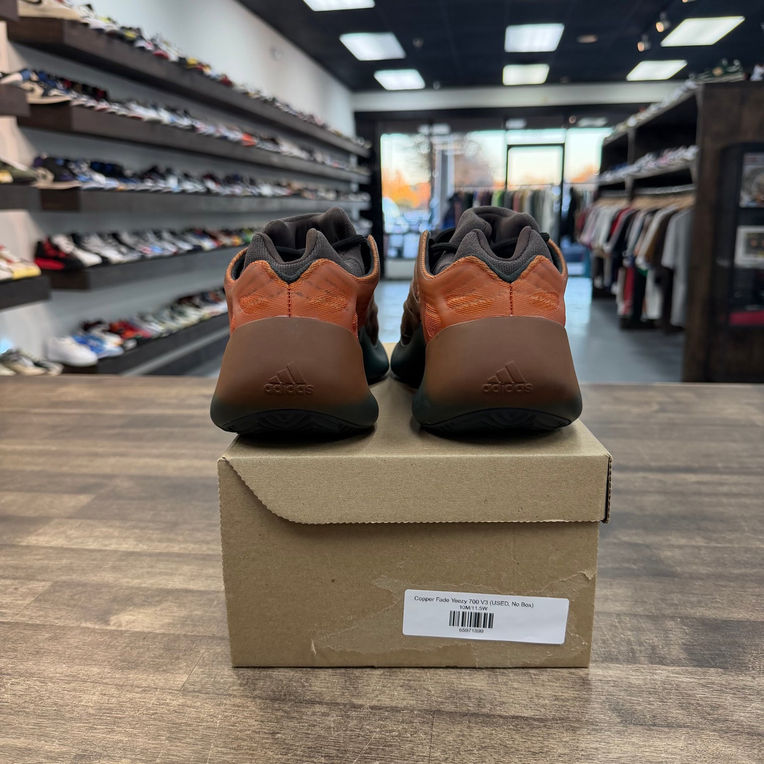 Copper Fade Yeezy 700 V3 (USED, No Box)