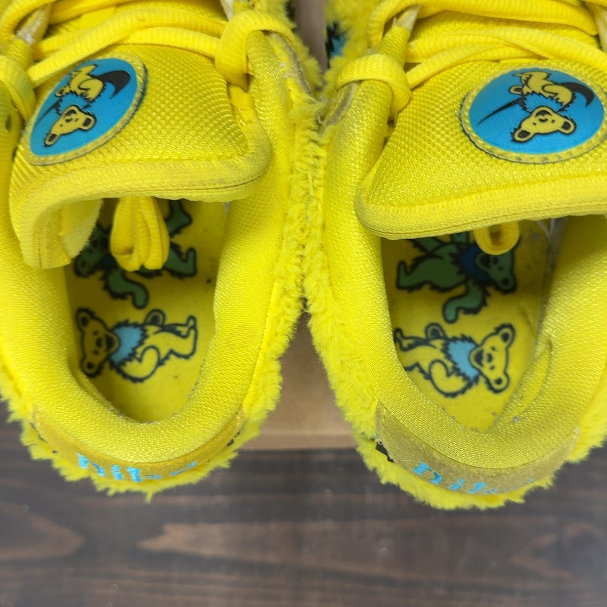 Nike SB Dunk Low Grateful Dead Bears Opti Yellow Size 8 (Pre-Owned) - aux