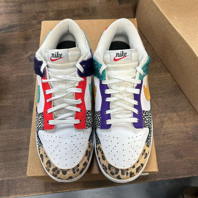 Safari Mix Dunk Low (W) (USED, No Box)