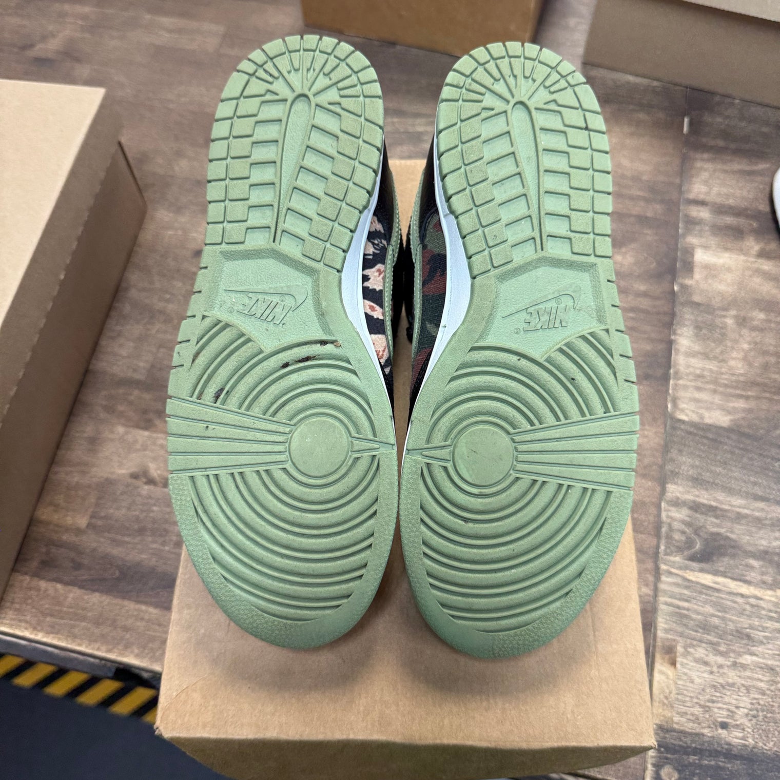 Crazy Camo Dunk Low (USED, No Box)