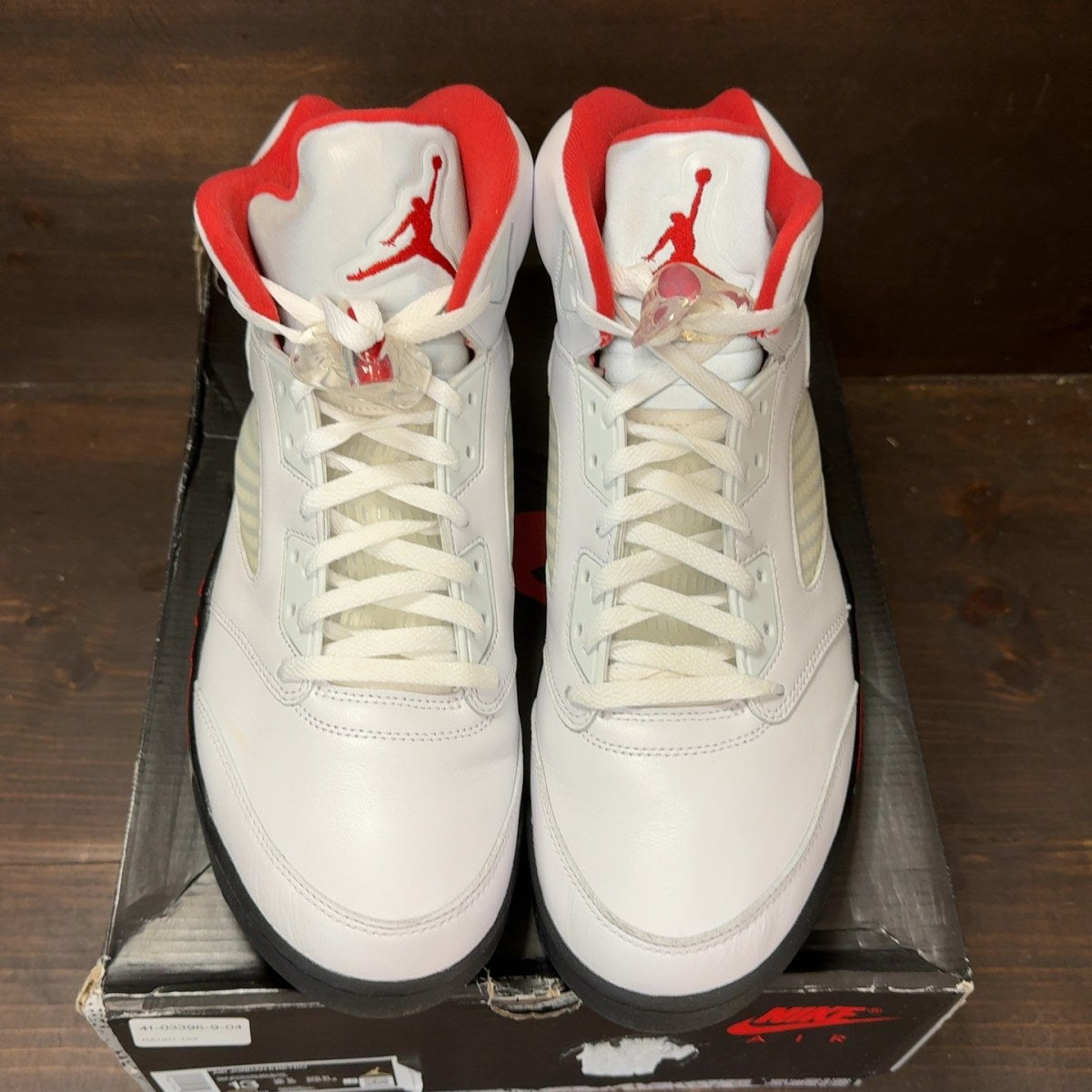 Jordan 5 Retro Fire Red Silver Tongue (2020) - Image 3