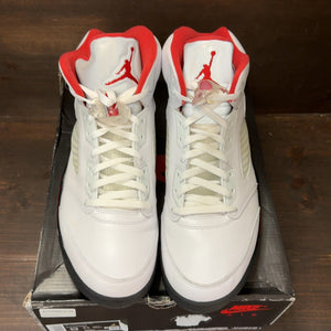 Jordan 5 Retro Fire Red Silver Tongue (2020) - Image 3
