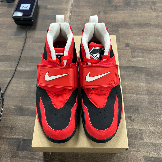 Challenge Red Black Nike Air Diamond Turf (US 9) (USED,No Box)