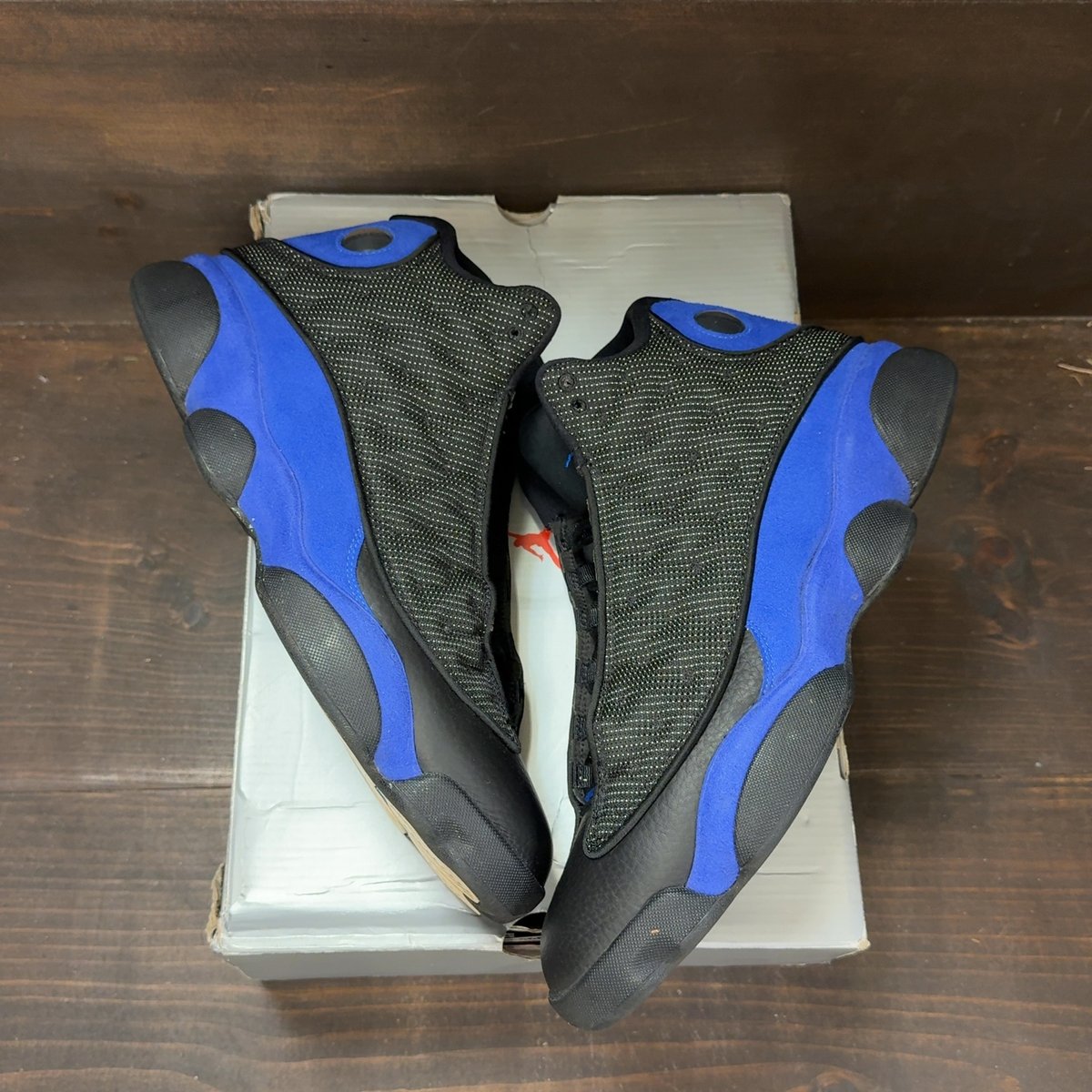 Jordan 13 Retro Black Hyper Royal Size 13 (Pre-Owned) - back