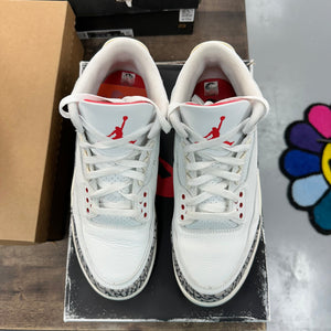 Jordan 3 Retro White Cement Reimagined (USED) Size 9 (Pre-Owned) - Image 2