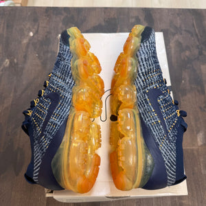 Nike Air VaporMax Flyknit 3 College Navy Orange Size 10.5 (Pre-Owned) - Image 4
