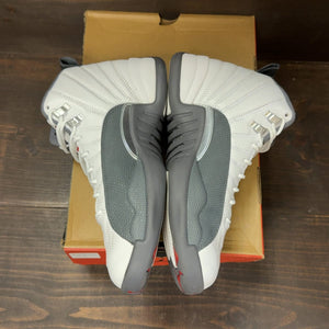 Jordan 12 Retro White Dark Grey Size 10 (Pre-Owned) - aux