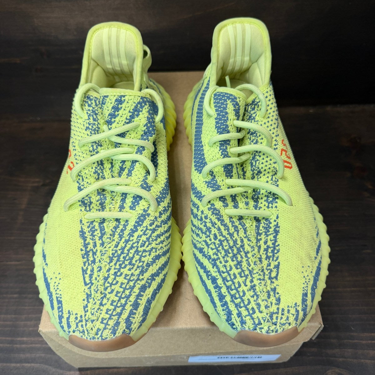 adidas Yeezy Boost 350 V2 Semi Frozen Yellow Size 11 (Pre-Owned) - Image 3