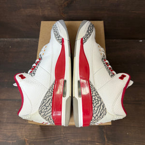 Jordan 3 Retro Cardinal Red Size 11 (Pre-Owned) - Image 5