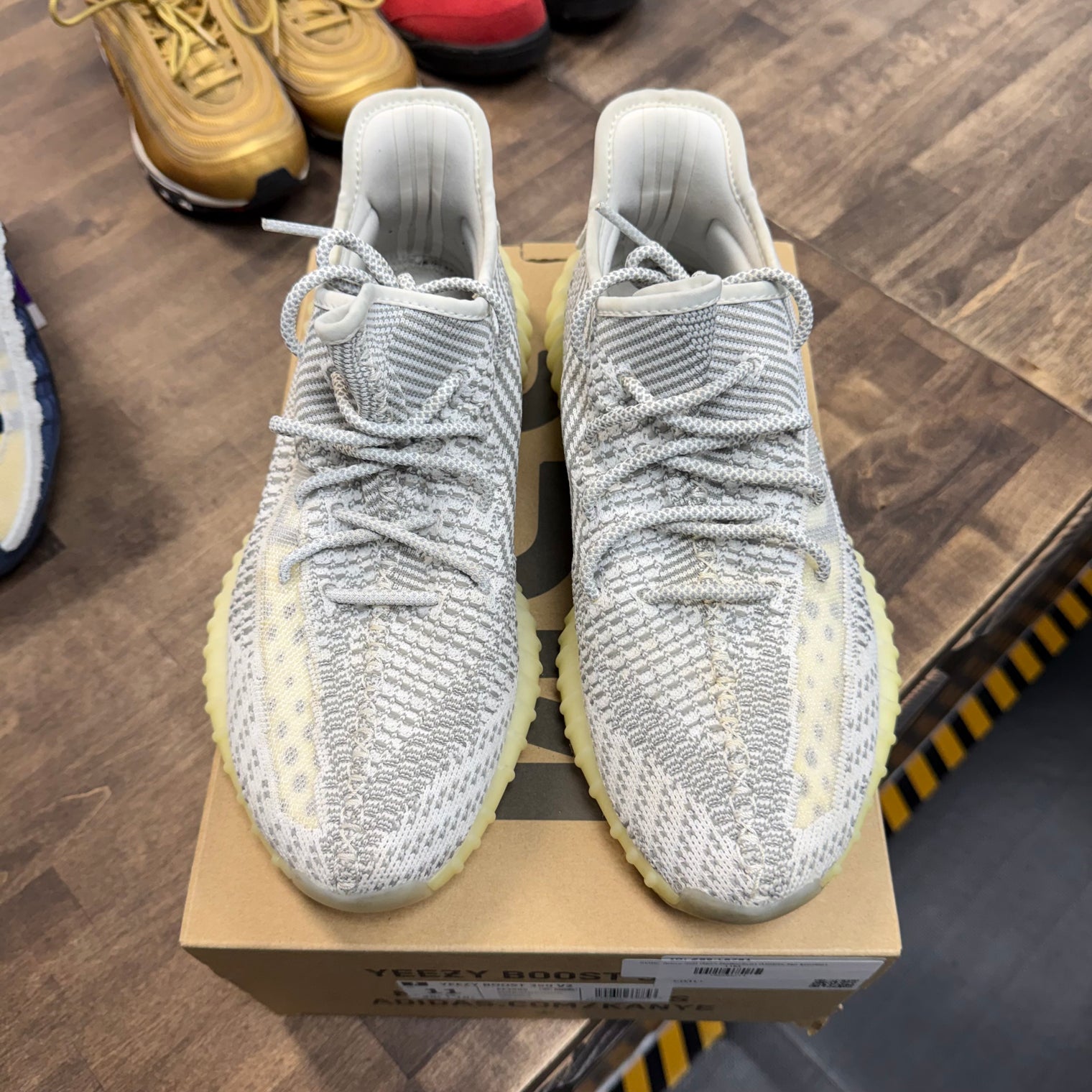Static Yeezy 350 Non-Reflective (USED, No Insoles)