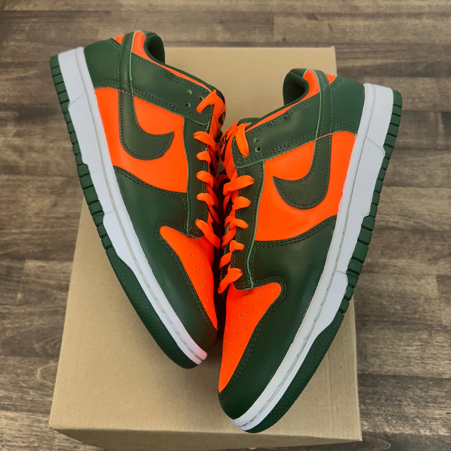 Miami Hurricanes Dunk Low (USED, No Box)