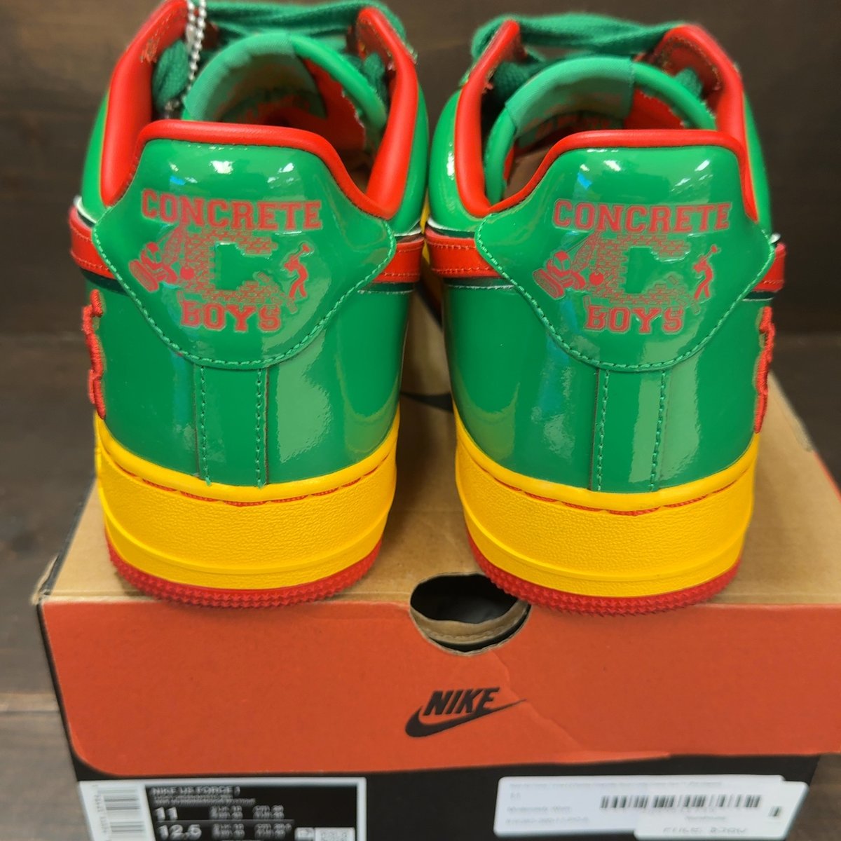 Nike Air Force 1 Low Lil Yachty Concrete Boys Lucky Green Size 11 (Pre-Owned) - aux
