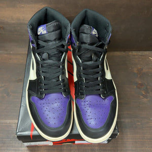 Jordan 1 Retro High Court Purple Size 12 (Pre-Owned) - tag