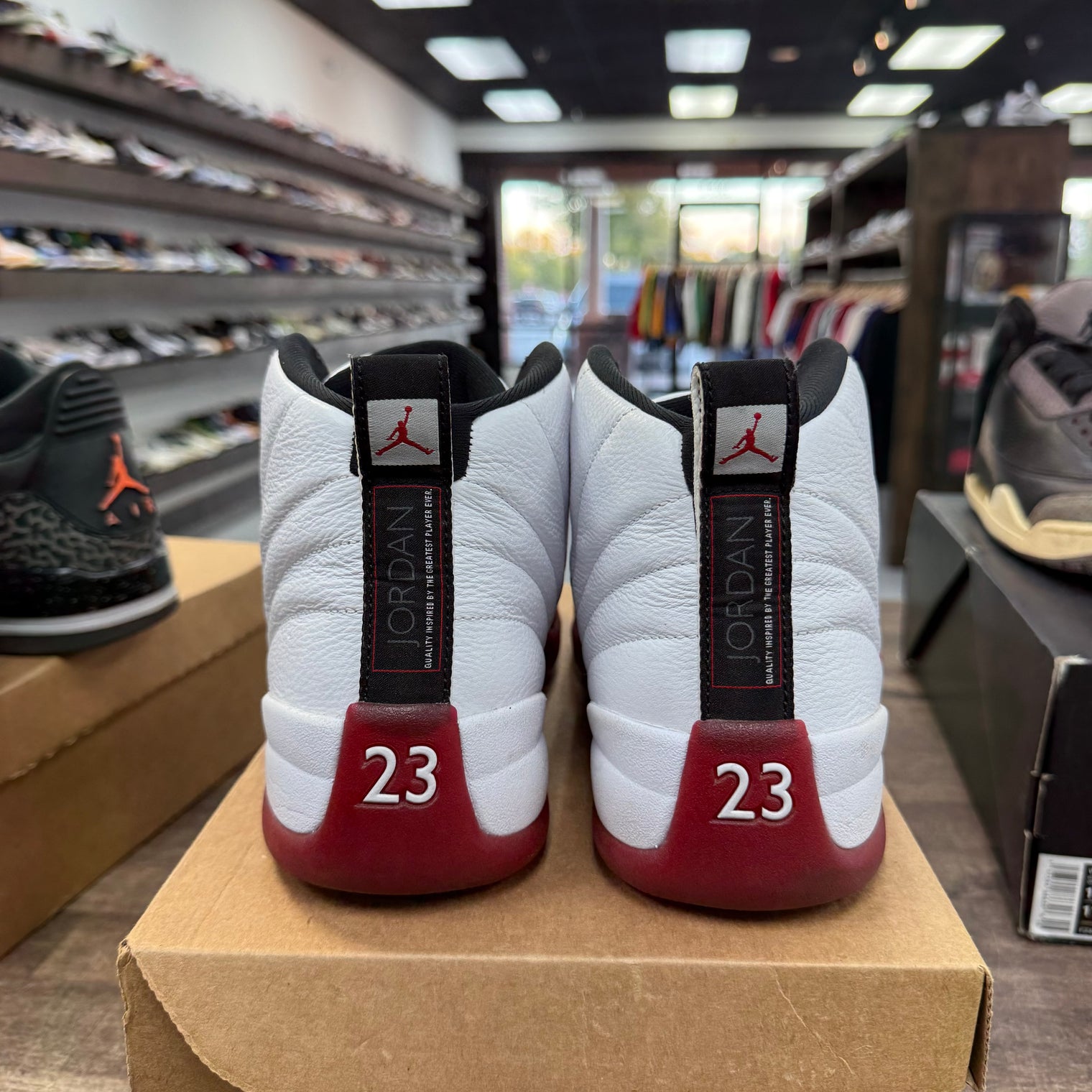 Cherry Jordan 12 Retro (2023) (USED, No Box)