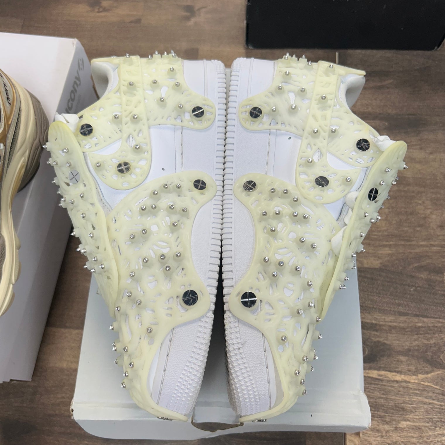 Swarovski Retroreflection Crystals White Air Force 1 Low (W) (USED,Replacement Box)