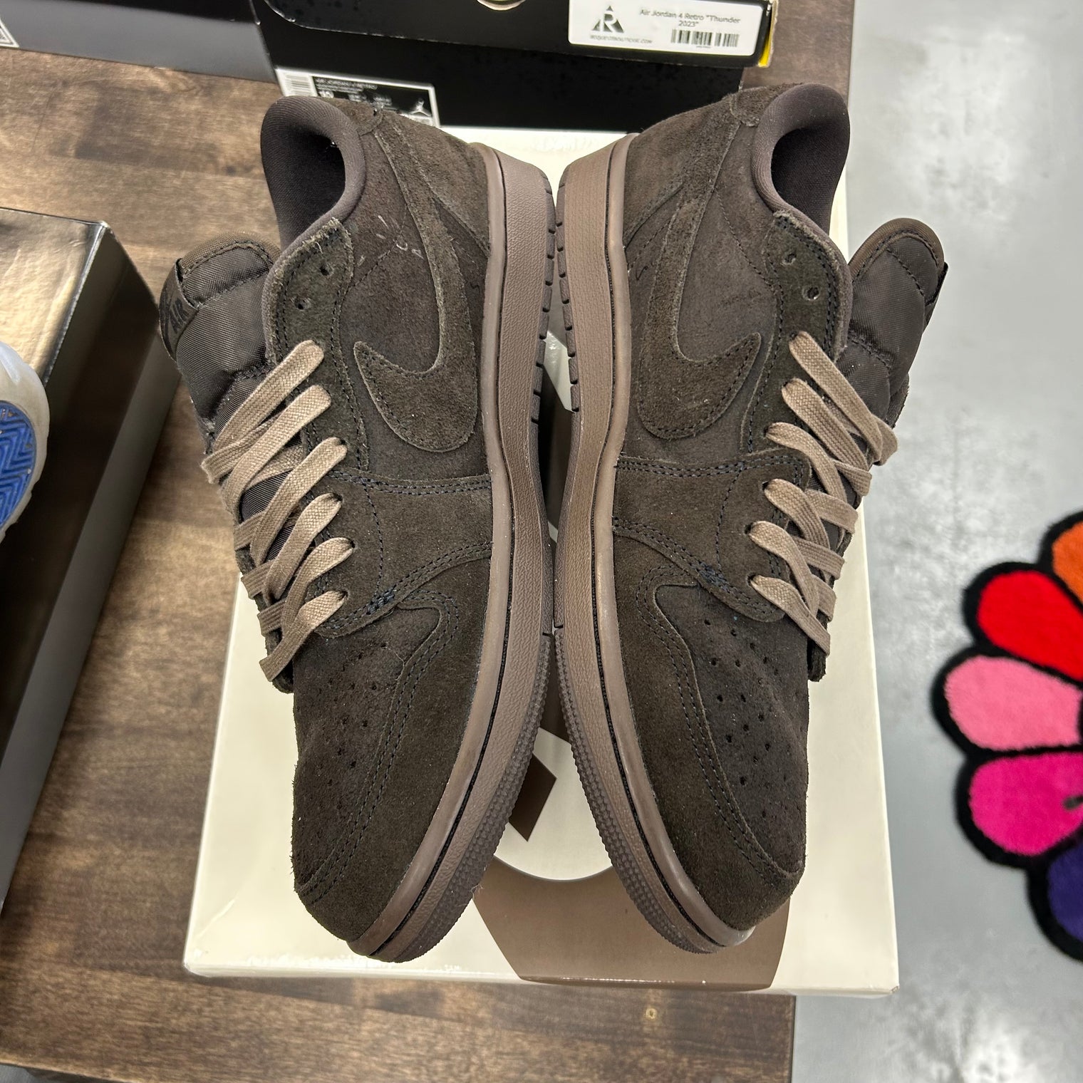 Velvet Brown Travis Scott Jordan 1 Low OG (USED)