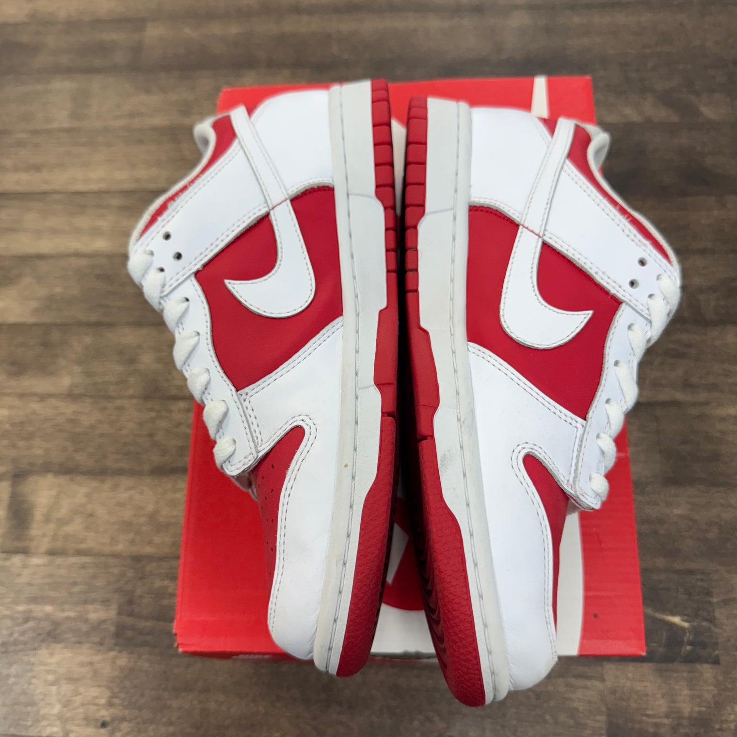 Championship Red Nike Dunk Low (USED)