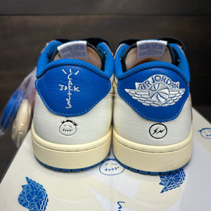 Jordan 1 Retro Low OG SP Fragment x Travis Scott Sail Military Blue - Image 5
