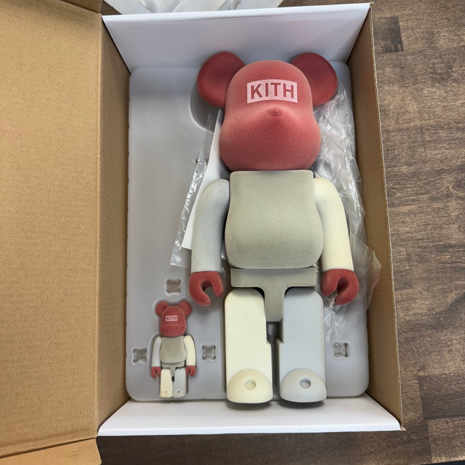 Bear Brick Kith Molecule (US Exclusive) 100% & 400% Set (Displayed)