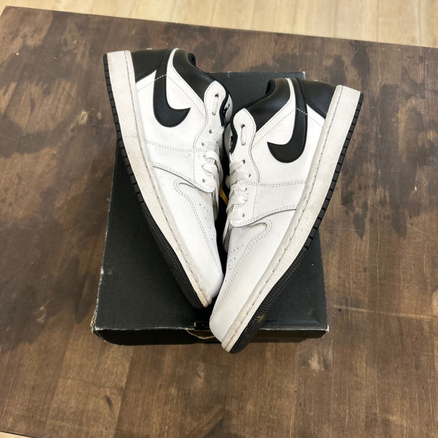 Jordan 1 Low White Black Size 10.5 (Pre-Owned)