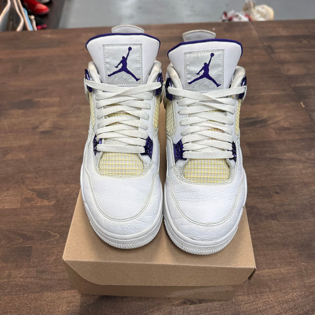 Metallic Purple Jordan 4 (USED,No Box)