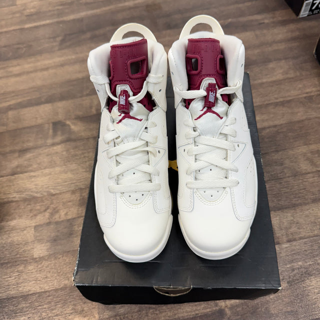 Maroon Jordan 6 (GS)
