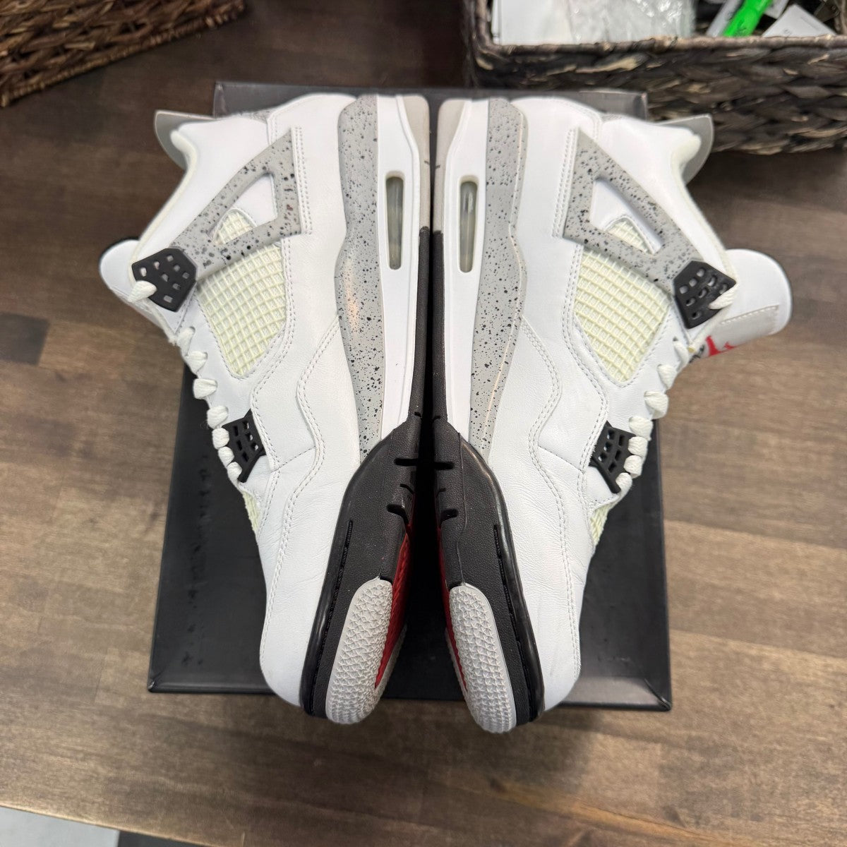 Jordan 4 Retro White Cement (2016) Size 11.5 (Pre-Owned) - Image 2
