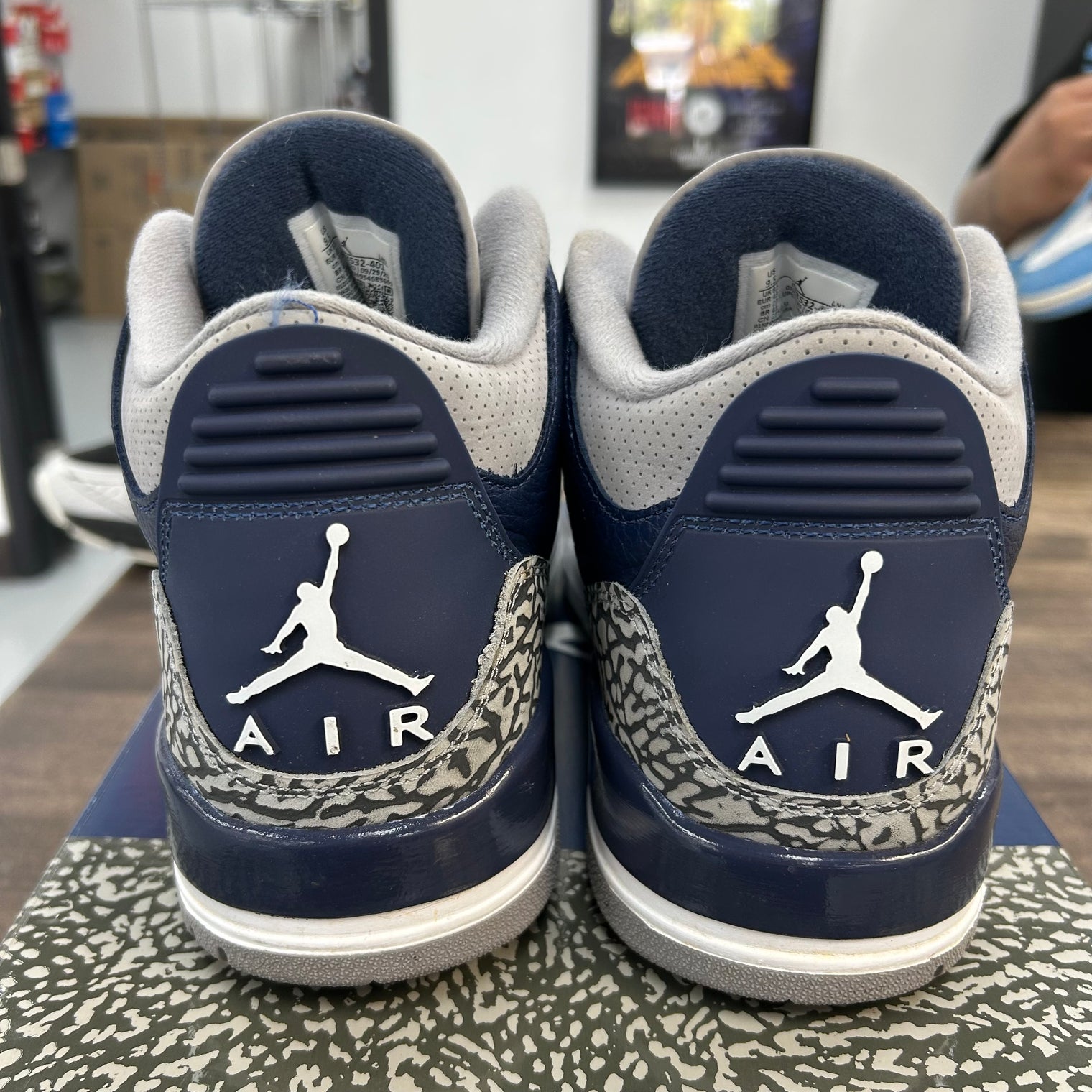 Georgetown Jordan 3 Retro (USED)