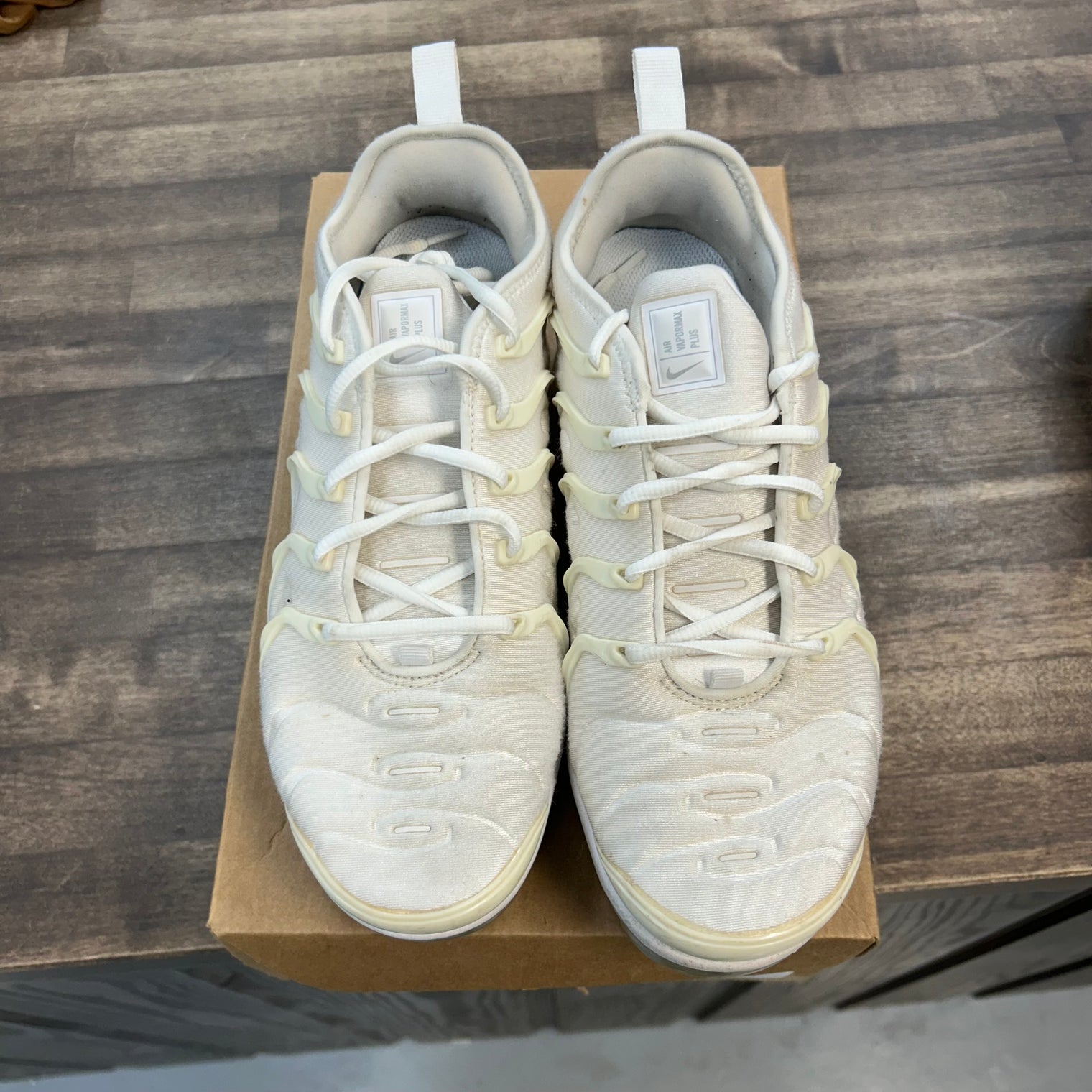 Nike Air VaporMax Plus White (USED, No Box)
