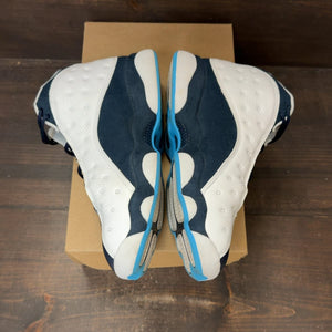 Jordan 13 Retro Obsidian Powder Blue White Size 9.5 (Pre-Owned) - aux