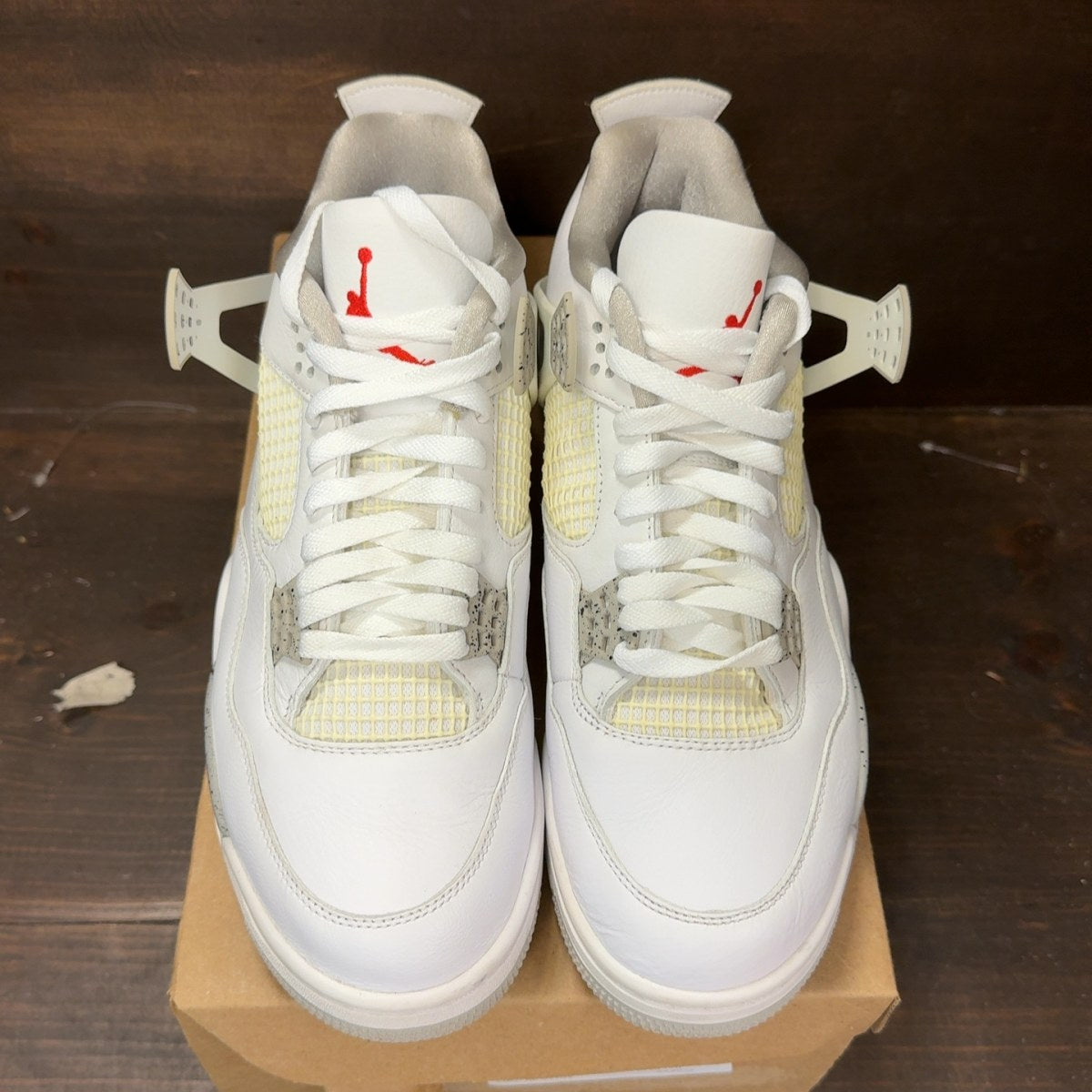 Jordan 4 Retro White Oreo (2021) Size 10.5 (Pre-Owned) - Image 3