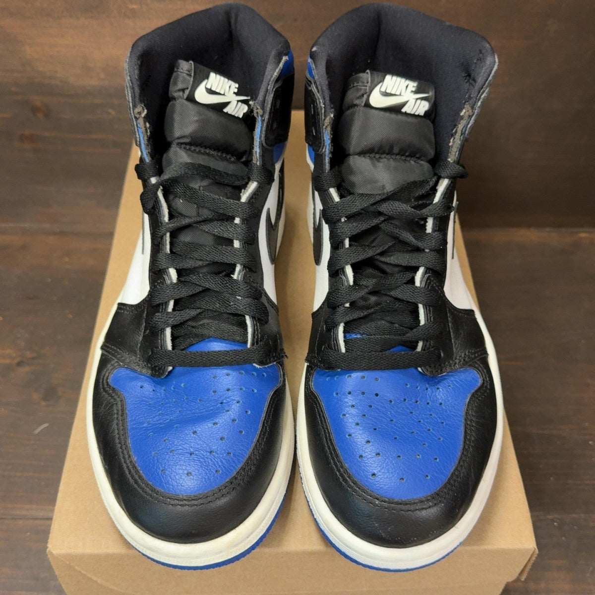 Jordan 1 Retro High Royal Toe Size 8.5 (Pre-Owned) - Image 3