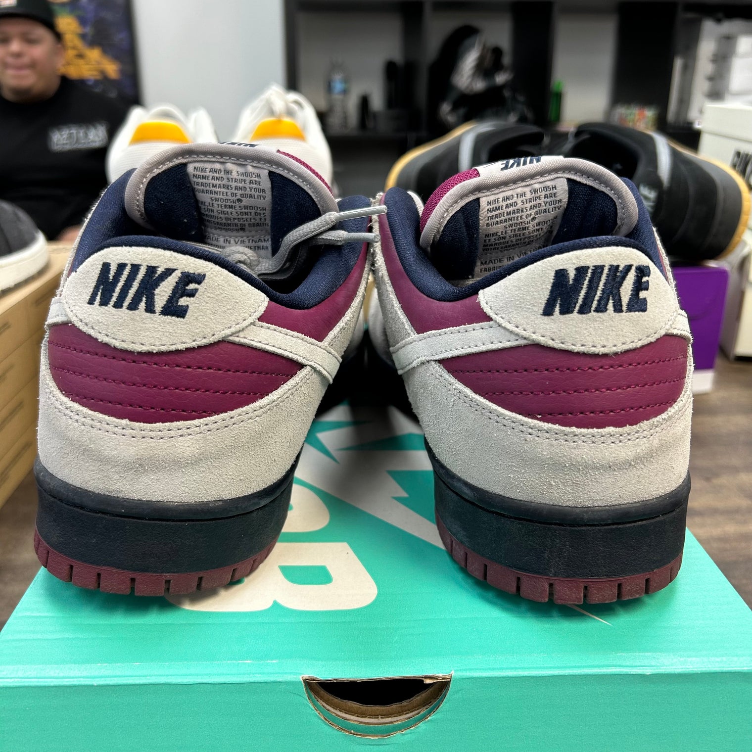 Atmosphere Grey True Berry SB Dunk Pro Low (Used)