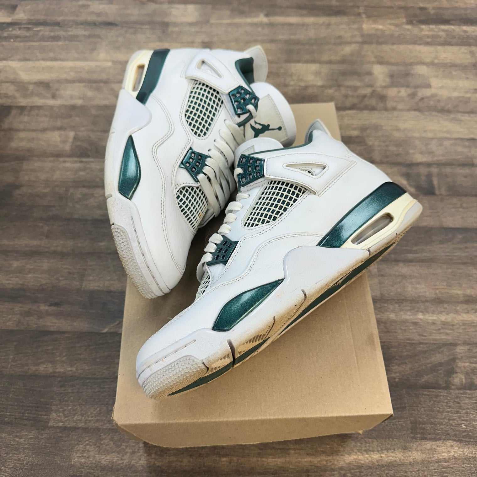 Air Jordan 4 Retro Oxidized Green (USED, No Insoles, No Box)