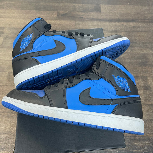 Black Royal Blue Jordan 1 Mid (USED)