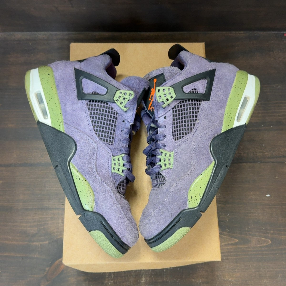 Jordan 4 Retro Canyon Purple (Women's) Size 11W (Pre-Owned) - Image 2