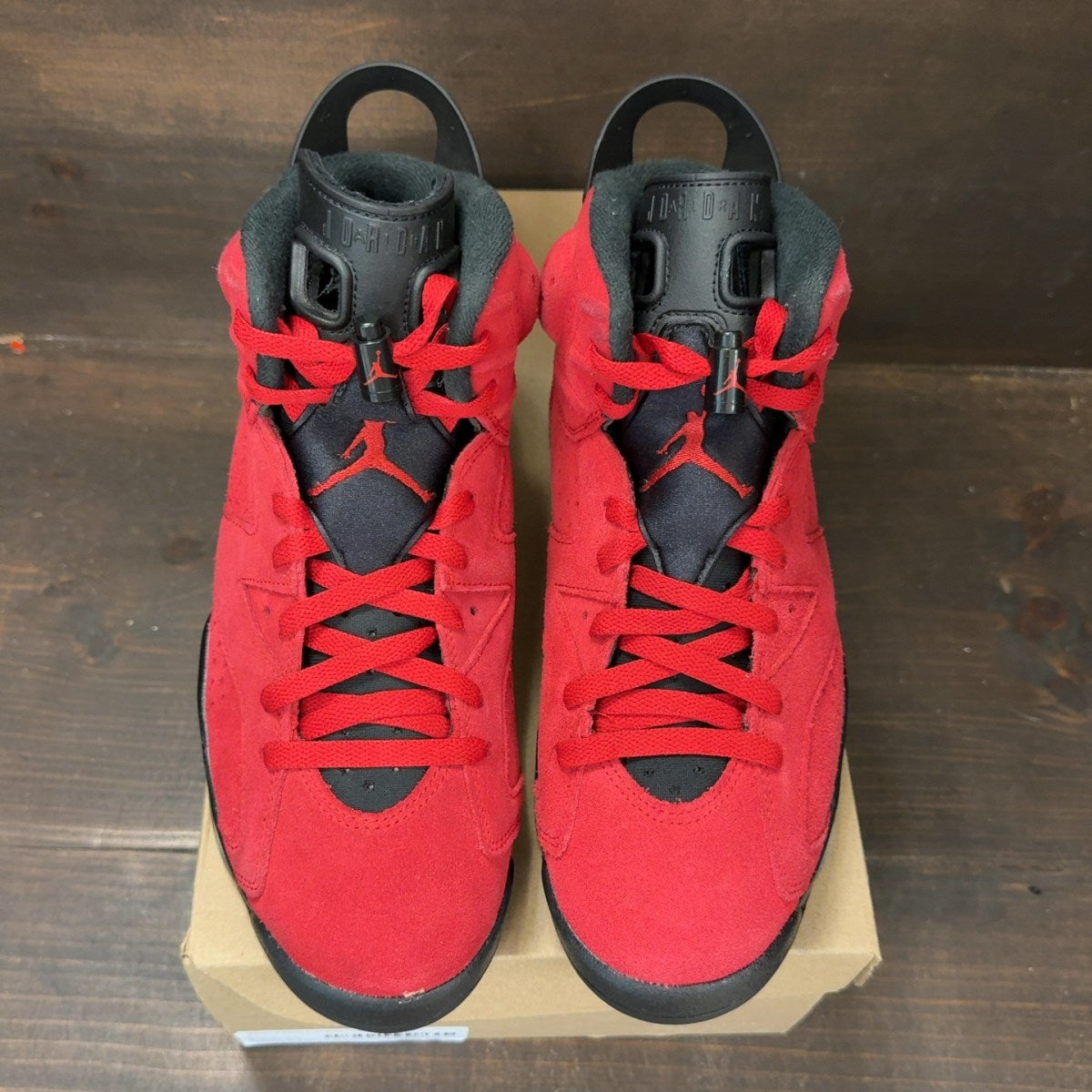 Jordan 6 Retro Toro Bravo Size 9 (Pre-Owned) - tag