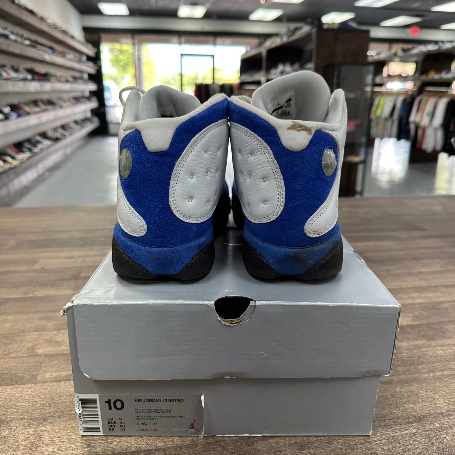 White Hyper Royal Jordan 13 (USED)