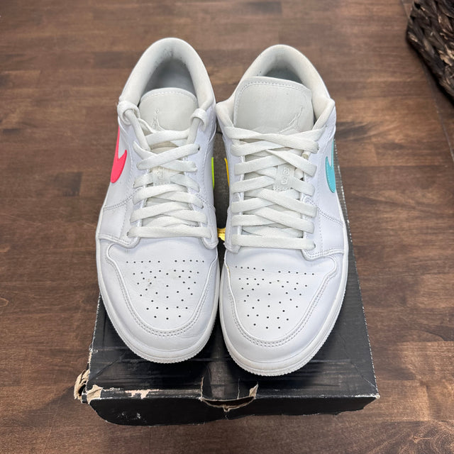 Multi-Color Swoosh Jordan 1 Low (USED)
