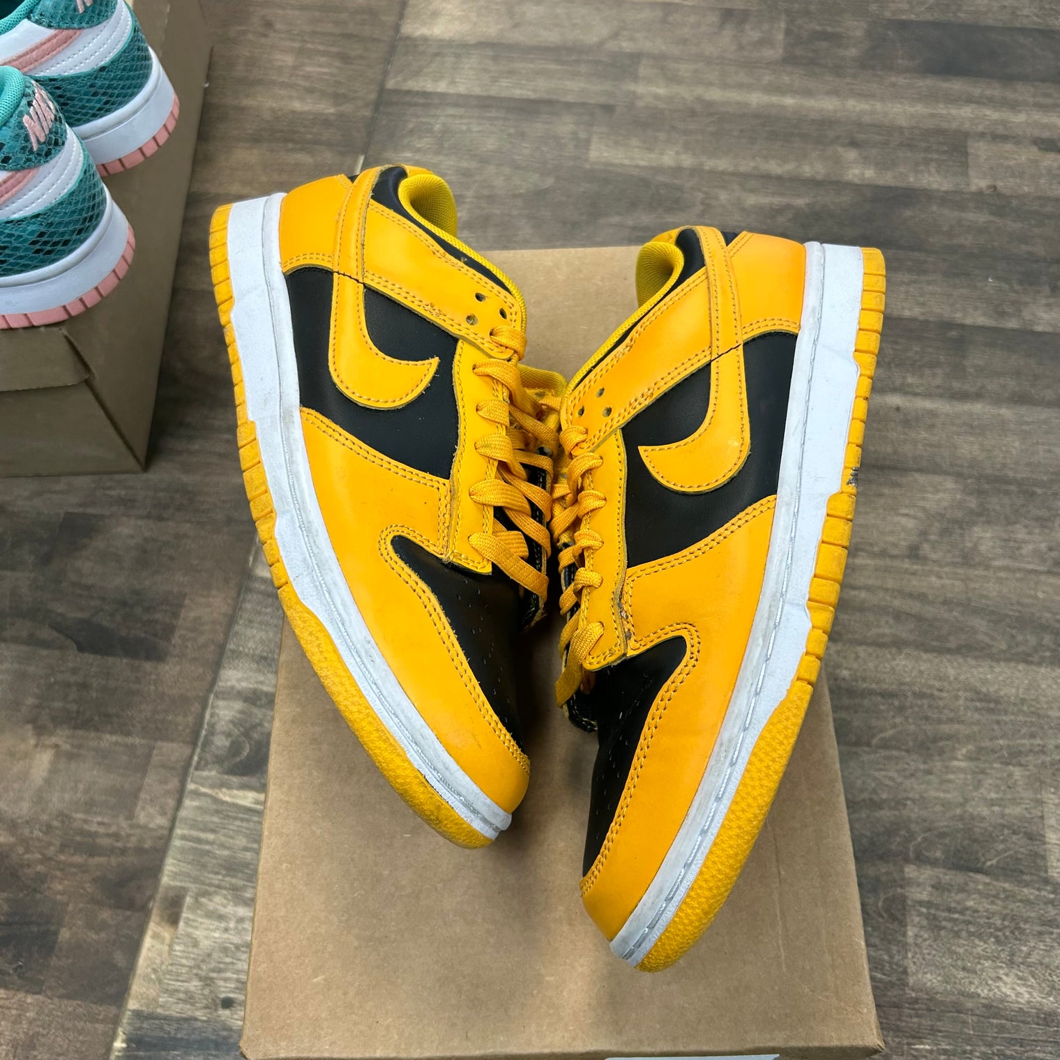 Championship Goldenrod Nike Dunk Low (USED, No Box)
