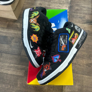 Nike Neckface SB Dunk Low (USED) Size 7Y (Pre-Owned) - Image 1