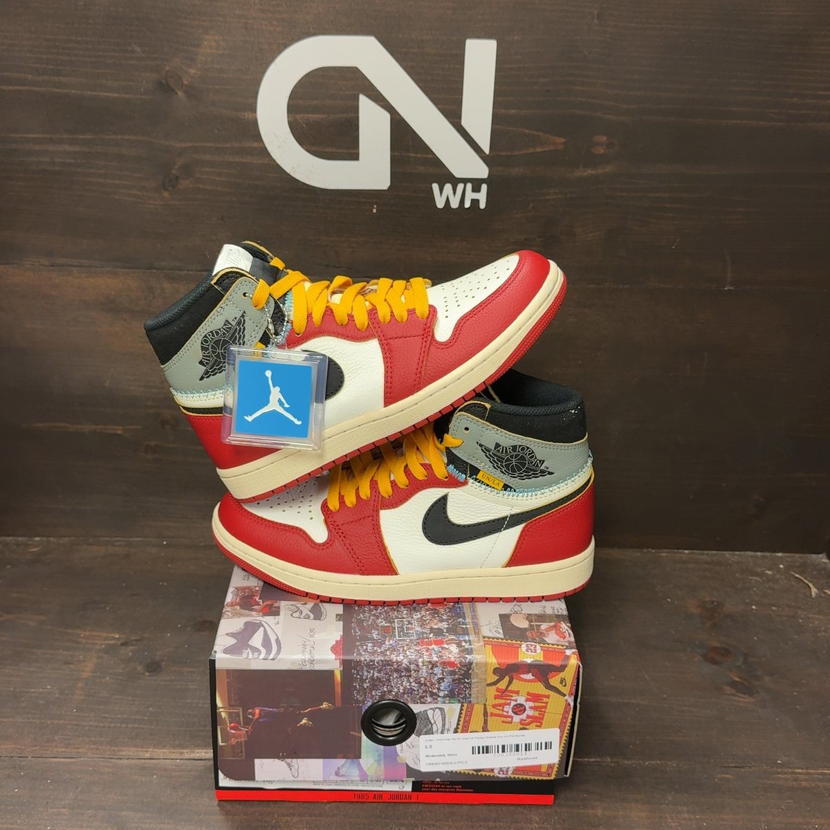 Jordan 1 Retro High OG SP Union LA Chicago Shadow Size 6.5 (Pre-Owned) - front