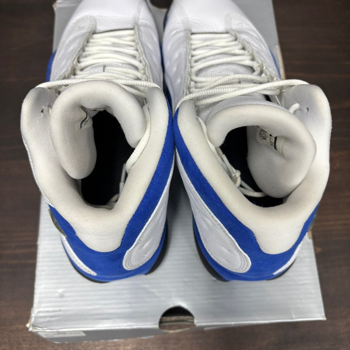 Jordan 13 Retro White Hyper Royal Black - Image 6