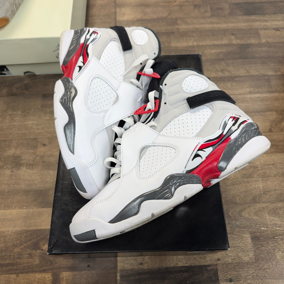 Jordan 8 Retro White True Red (2025) - Image 1
